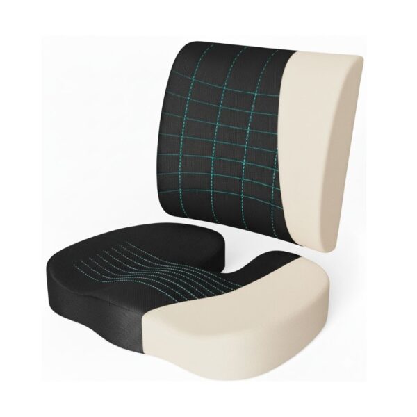 Orthopädisches Sitzkissen-Set Lumbaris + ComfortLux