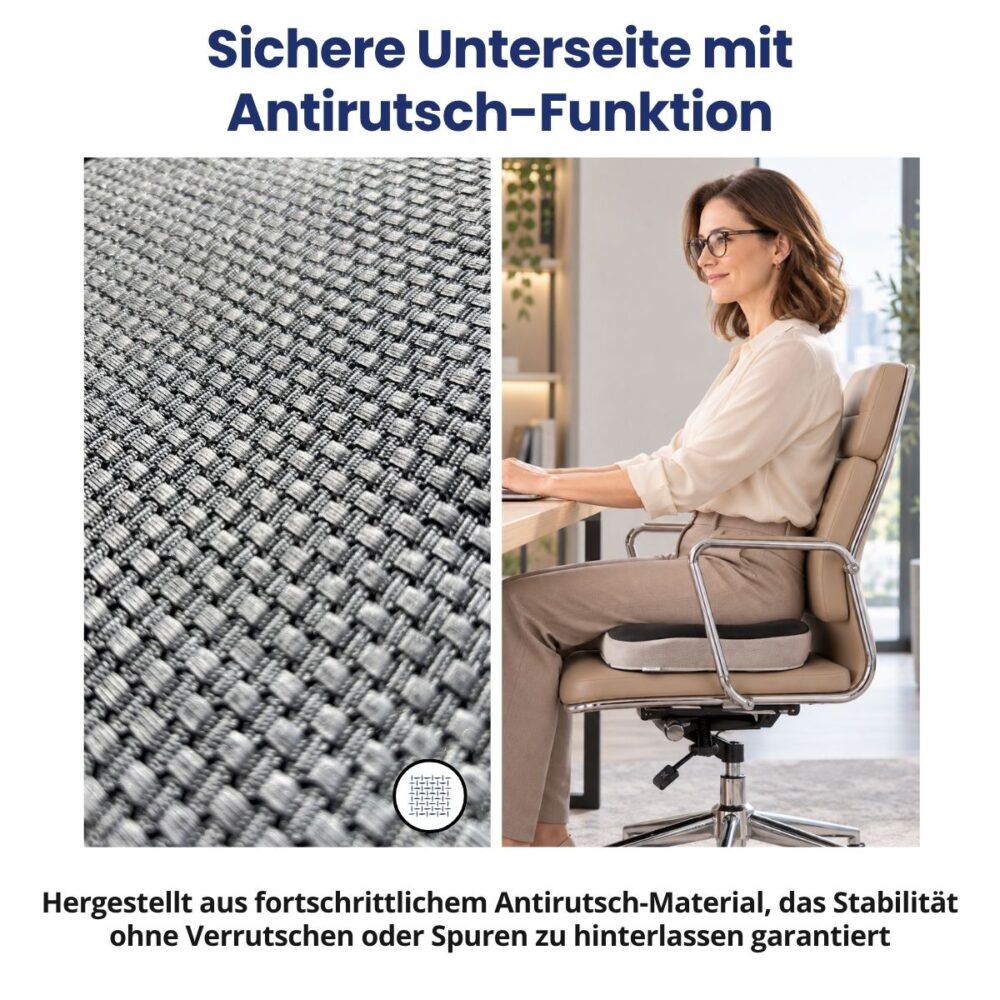 ComfortSit – rutschfeste Unterseite