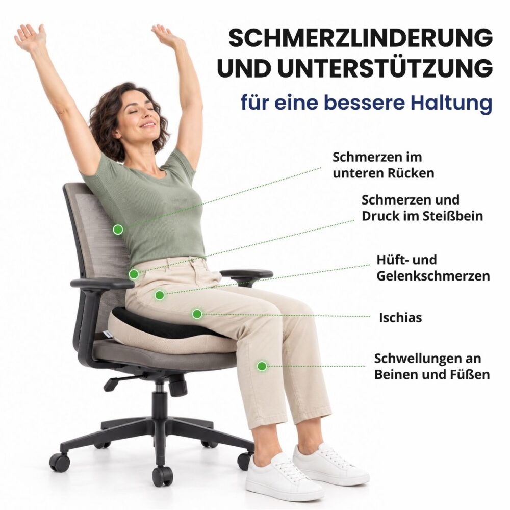 ComfortSit für eine bessere Haltung beim Sitzen
